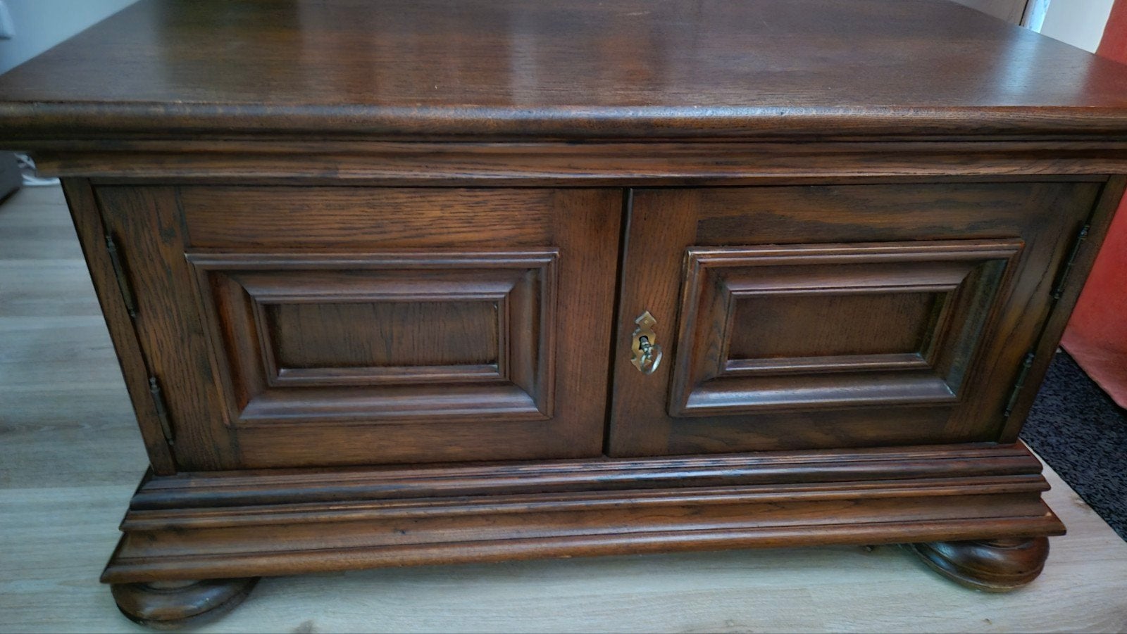 Houten kast met twee deuren, Huis en Inrichting, Ophalen, Gebruikt