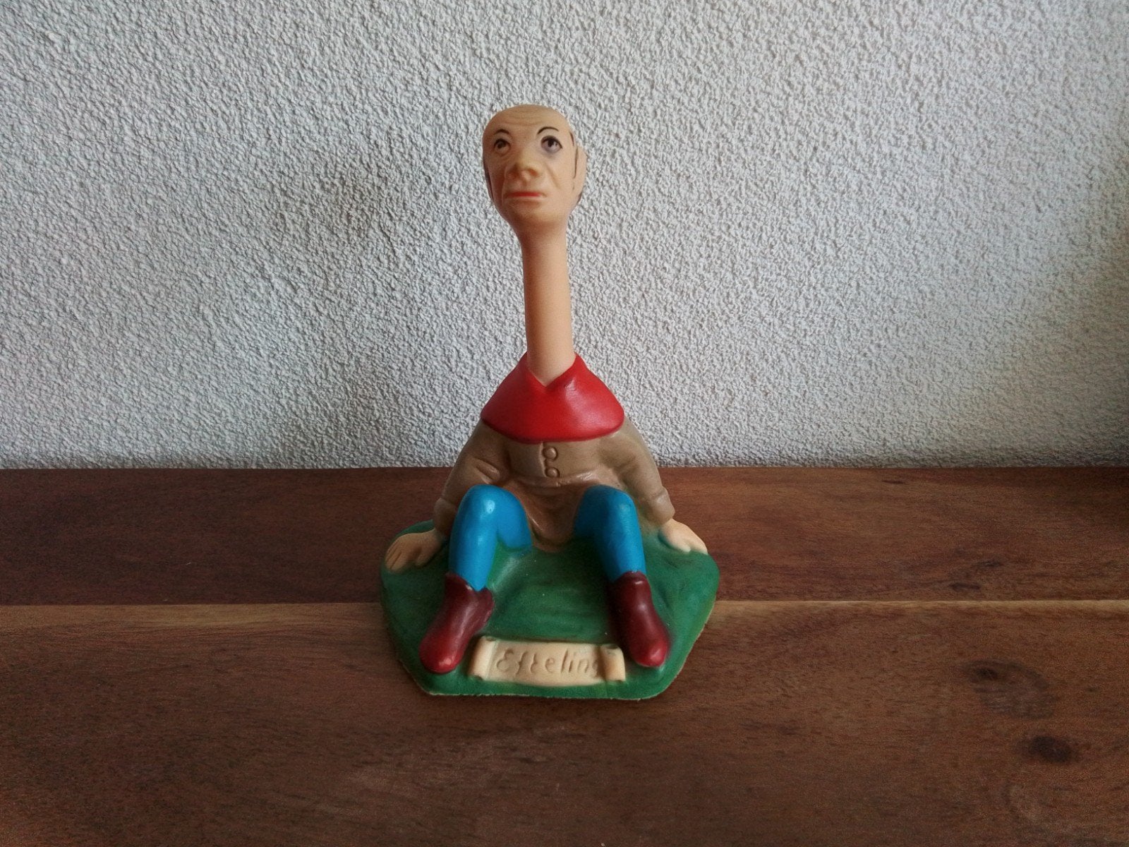 Oud piep popje efteling langnek 15 cm hoog, Ophalen of Verzenden, Beeldje of Poppetje
