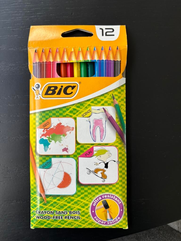 Bic potloden 12 st nieuw, Ophalen of Verzenden, Nieuw, Potlood of Stift