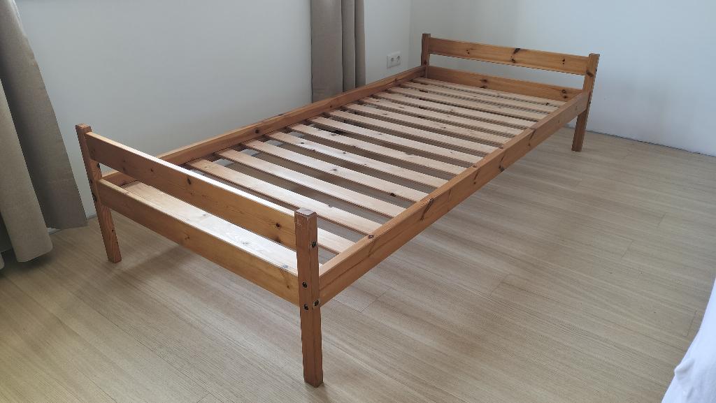 Vintage IKEA bedden, Ophalen, Gebruikt, 90 cm, Eenpersoons
