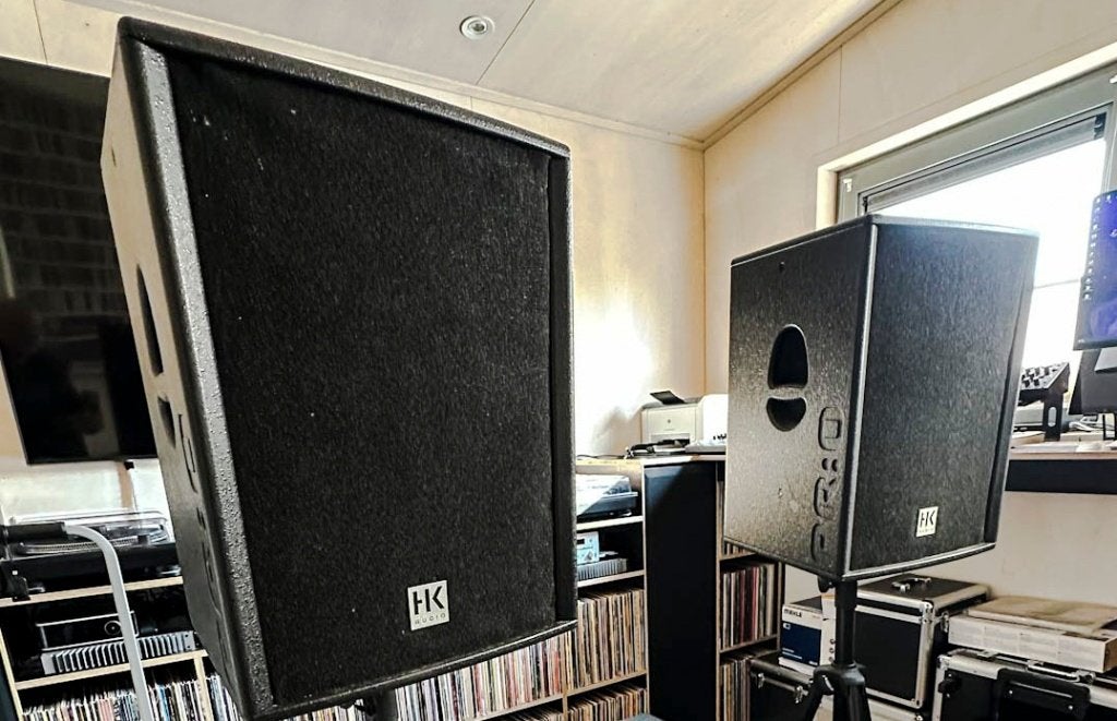 Set HK Audio Premium PR:O 15 PA-speakers, goede nette staat, Gebruikt, Speakerset, Stofbestendig, Ophalen