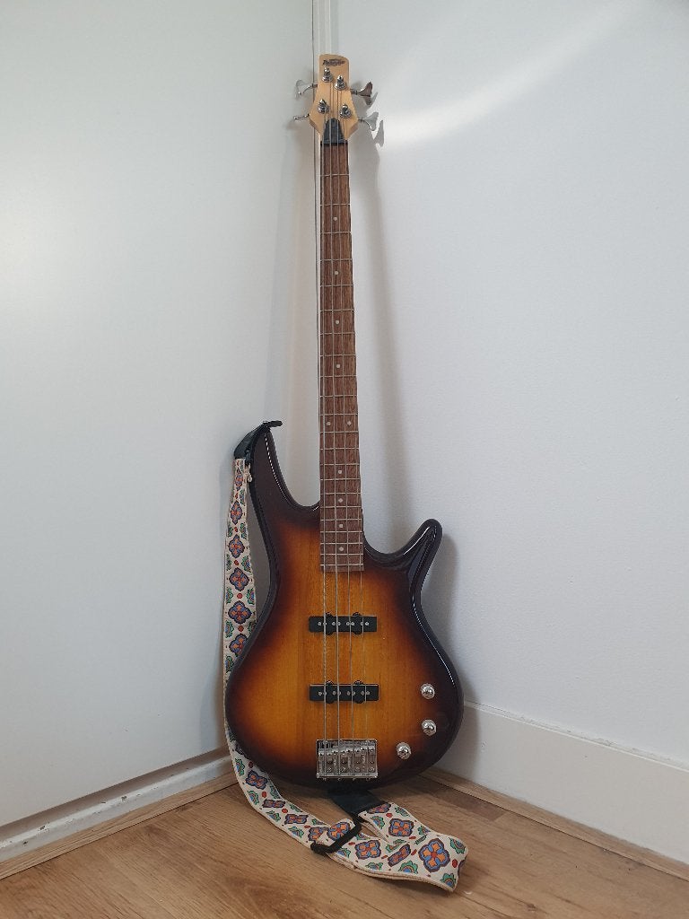 Ibanez GSR180-BS met gitaartas - Zo goed als nieuw, Ophalen, Zo goed als nieuw, Elektrisch