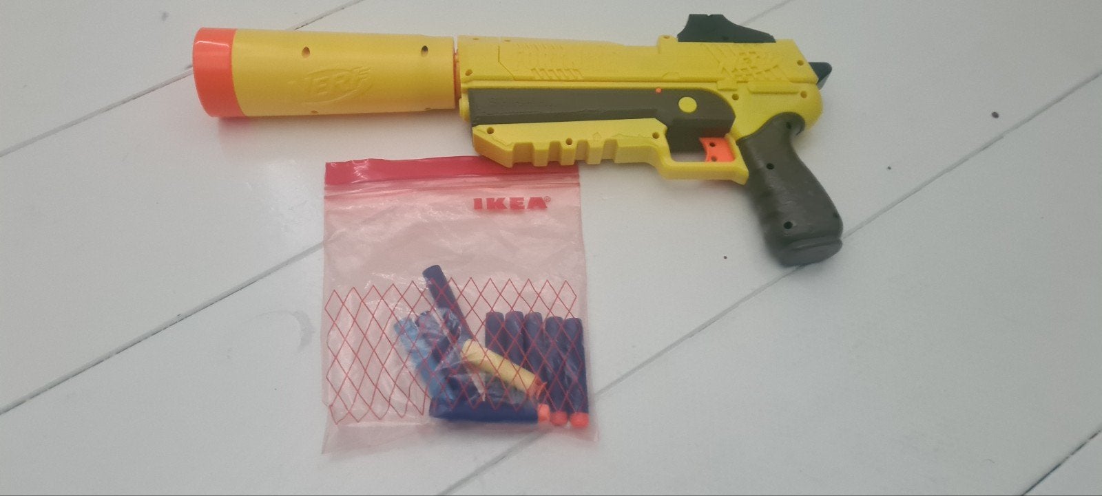 Nerf Fortnite SP-L Blaster met darts, Kinderen en Baby's, Ophalen of Verzenden, Zo goed als nieuw