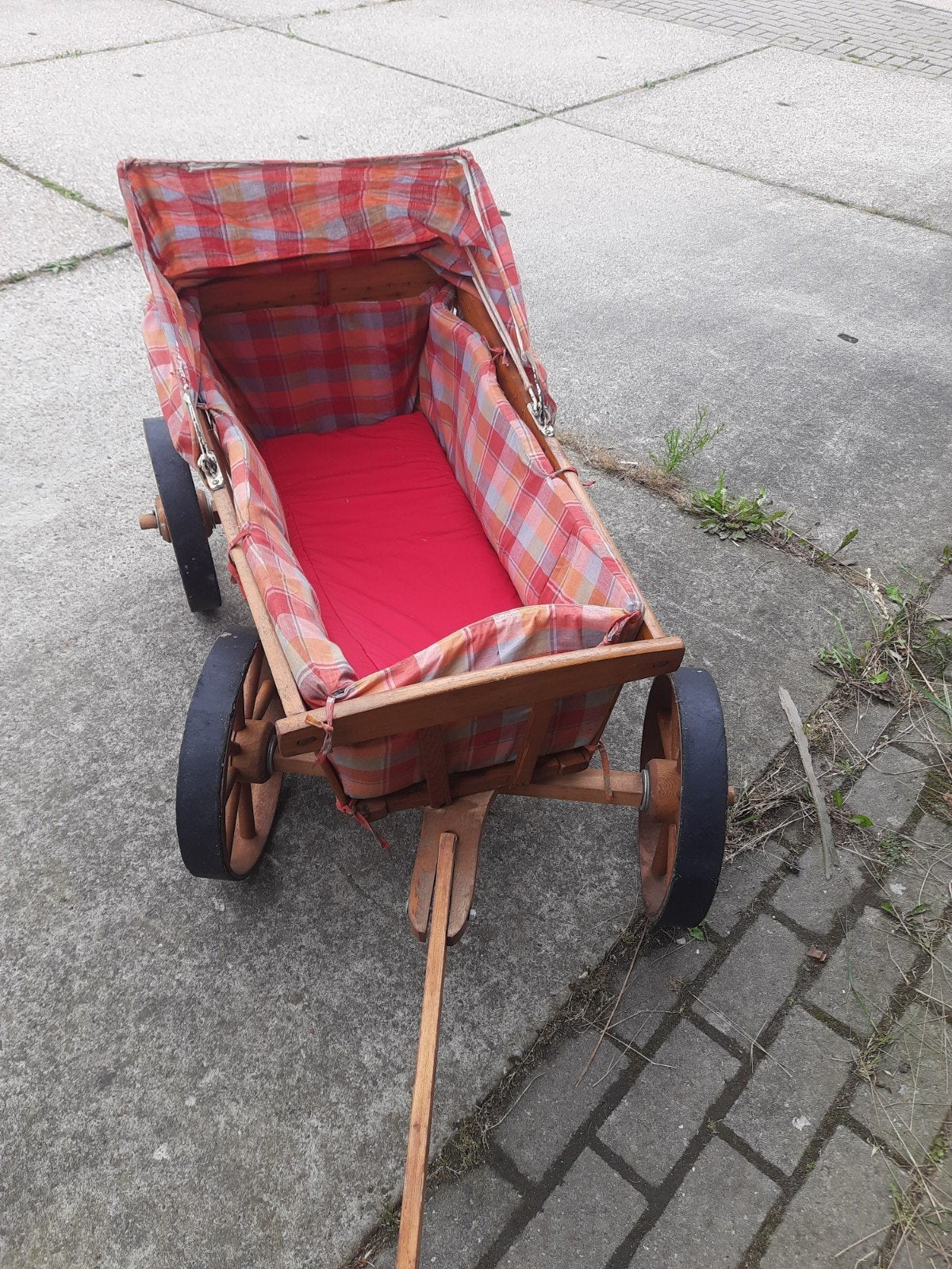 Vintage bolderkar jaren 40 50, Ophalen of Verzenden, Gebruikt