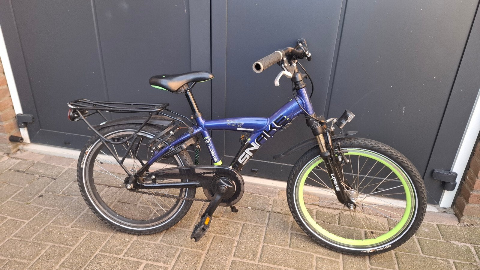 Loekie jongensfiets, Ophalen, Gebruikt, Staal