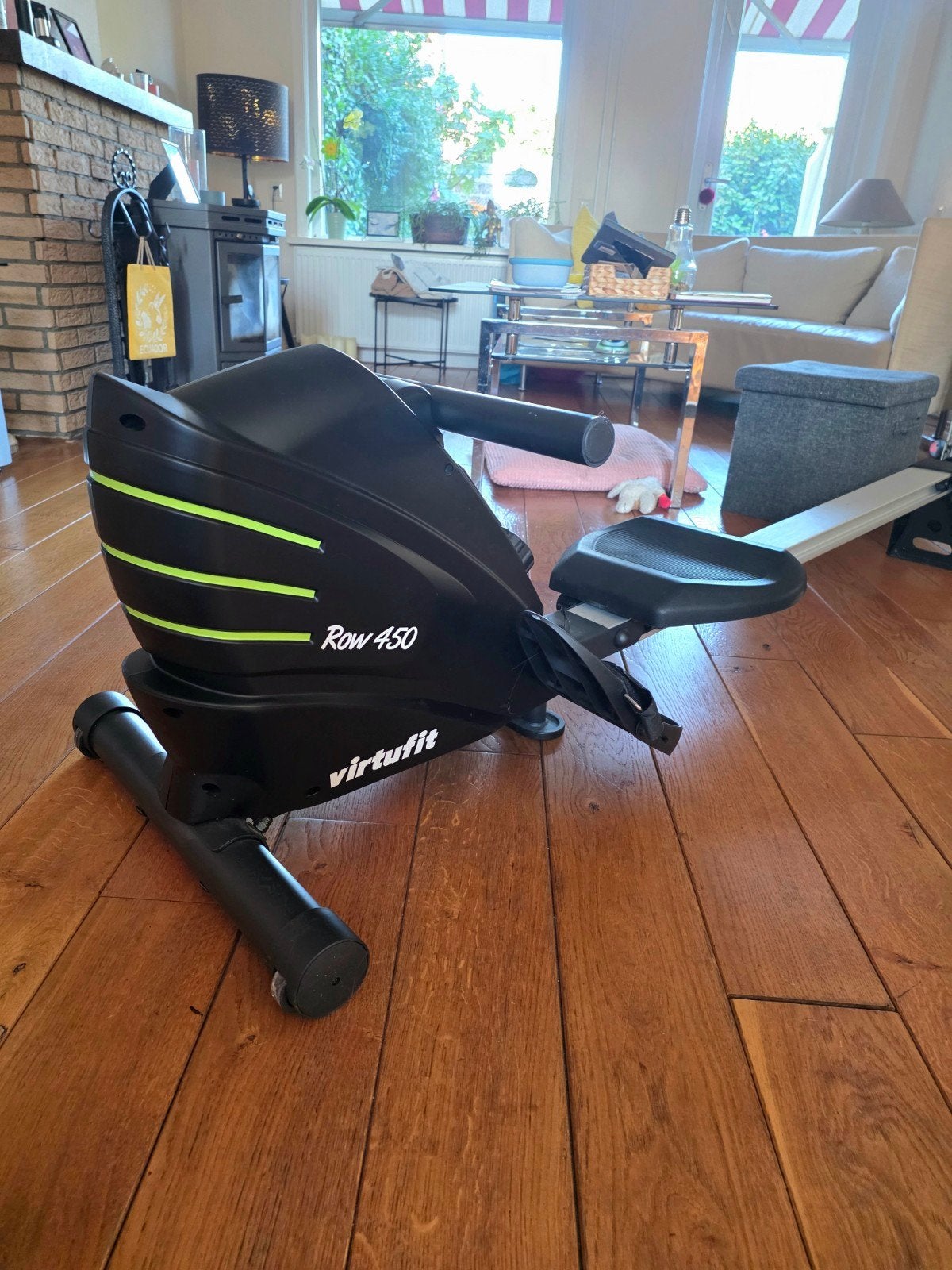 Roeitrainer Virtufit, Ophalen