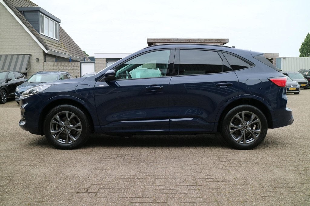 Ford Kuga 2.5 PHEV ST-Line X | Trekhaak! | Camera | Carplay, Auto's, Ford, 14 kWh, Gebruikt, 4 cilinders, Blauw