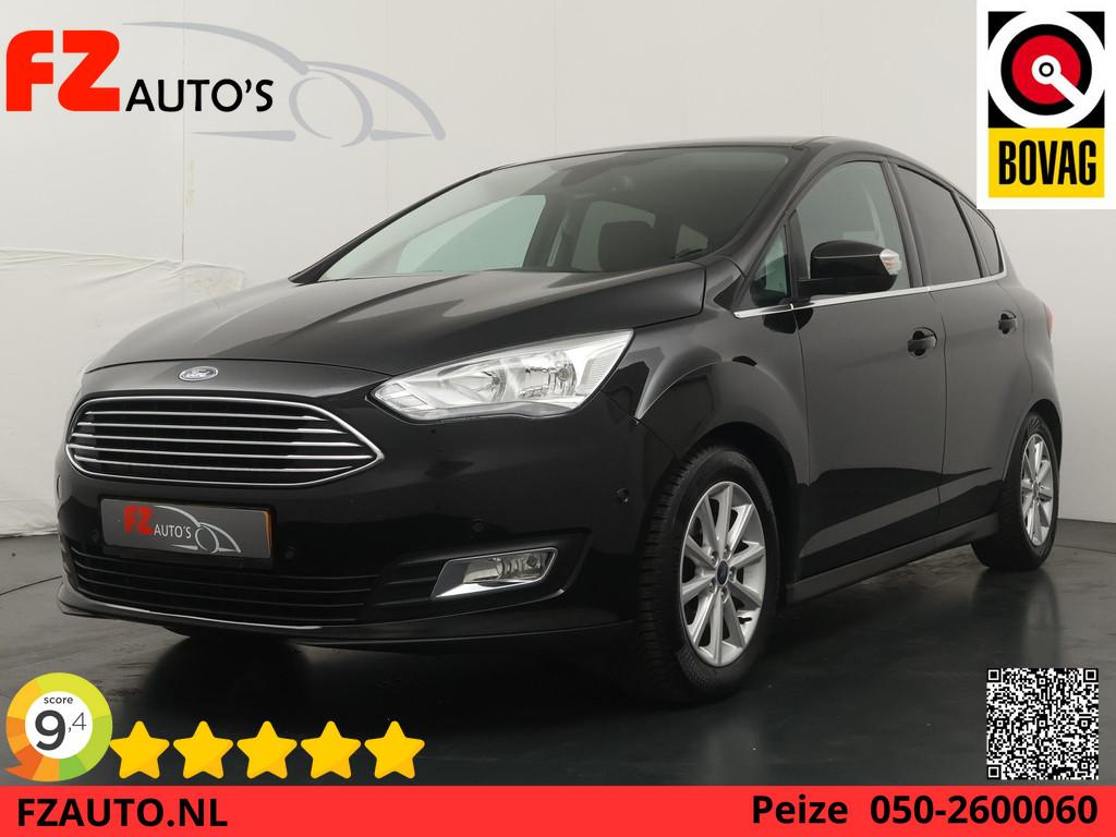 Ford C-Max 1.5 Titanium Automaat - Navigatie - Stoelverwarmi, Euro 6, 4 cilinders, 150 pk, Zwart
