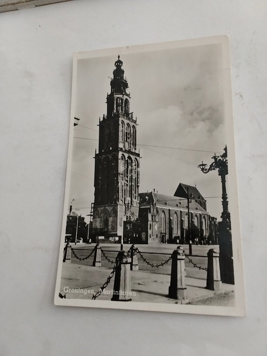 Oude Ansichtkaart Groningen Martinitoren 1951, Verzamelen, Ansichtkaarten | Nederland, Ophalen of Verzenden