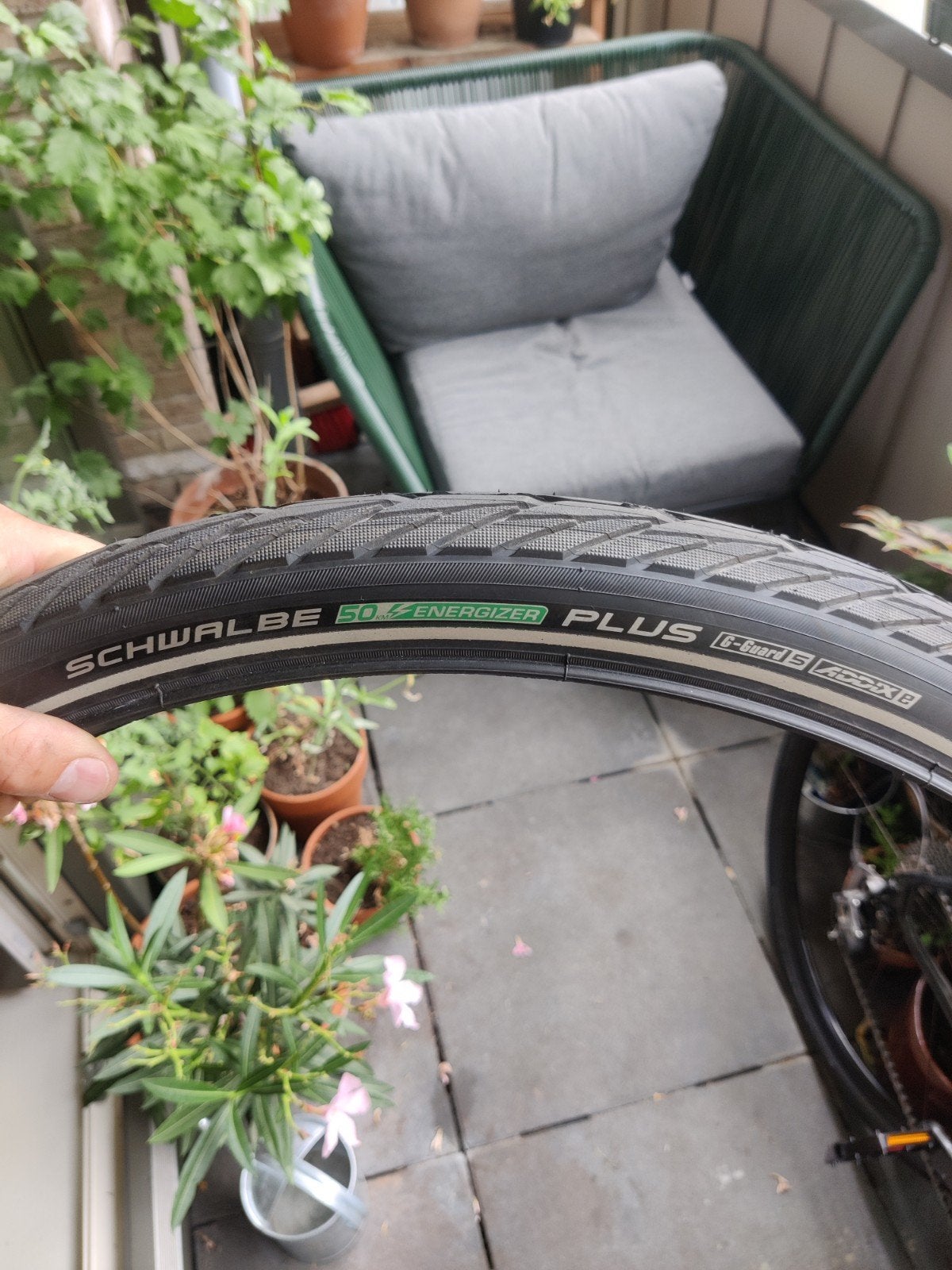 Schwalbe Energizer Plus 50-622 (28x2.00) fietsbanden, Ophalen