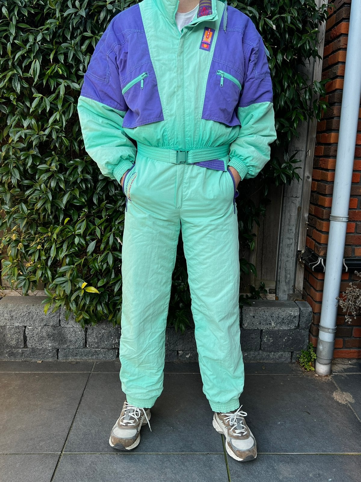 Vintage Retro Skipak (M), Kleding | Dames, Ophalen of Verzenden, Gedragen, Maat 38/40 (M), Pak
