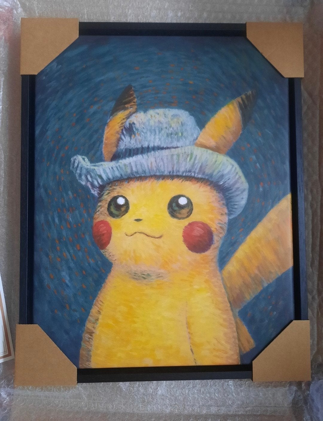 Pokémon X  Van Gogh Museum, Pikachu Grey Felt Hat canvas, Hobby en Vrije tijd, Ophalen, Nieuw, Overige typen