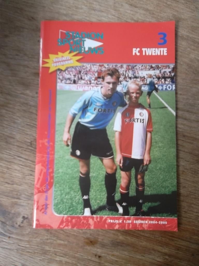 Programmaboekje 3 Feyenoord - FC Twente 12 september 2004, Ophalen of Verzenden, Gelezen, Watersport en Hengelsport