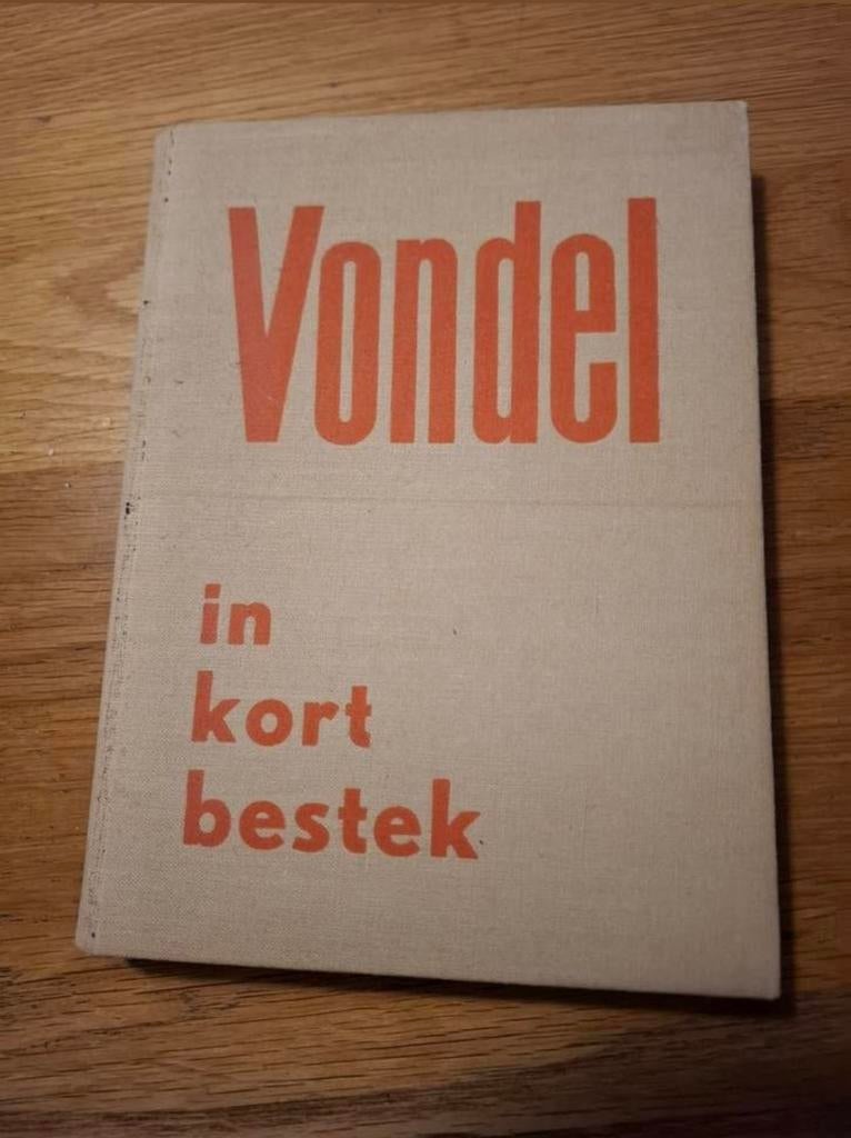 Vondel in kort bestek - Bloemlezing (Pegasus, 1937), Gelezen, Ophalen of Verzenden, Nederland, Vondel