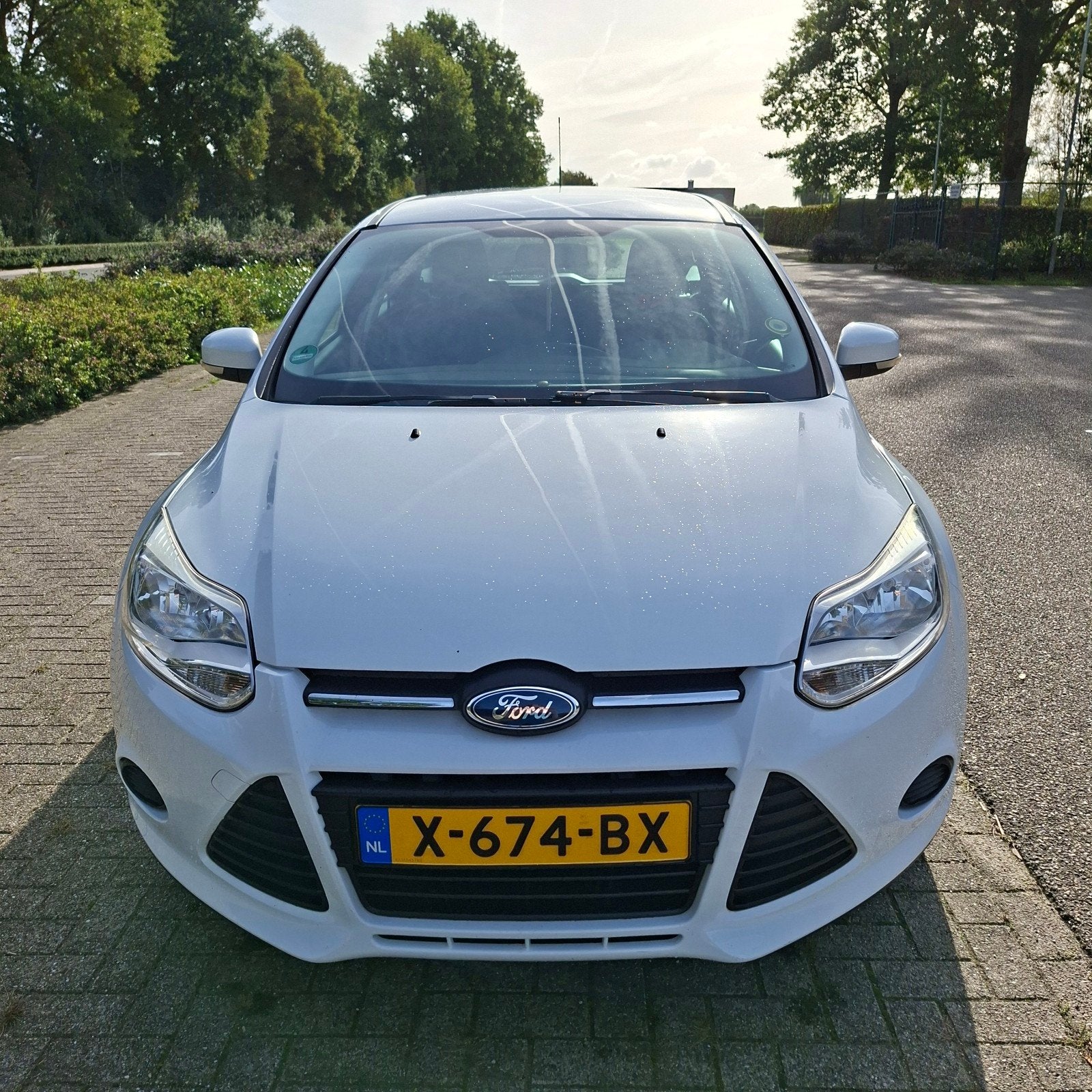 Ford Focus 1.6 Ti-vct 105pk 2014 Wit, Auto's, 1596 cc, 4 cilinders, 1207 kg, Wit