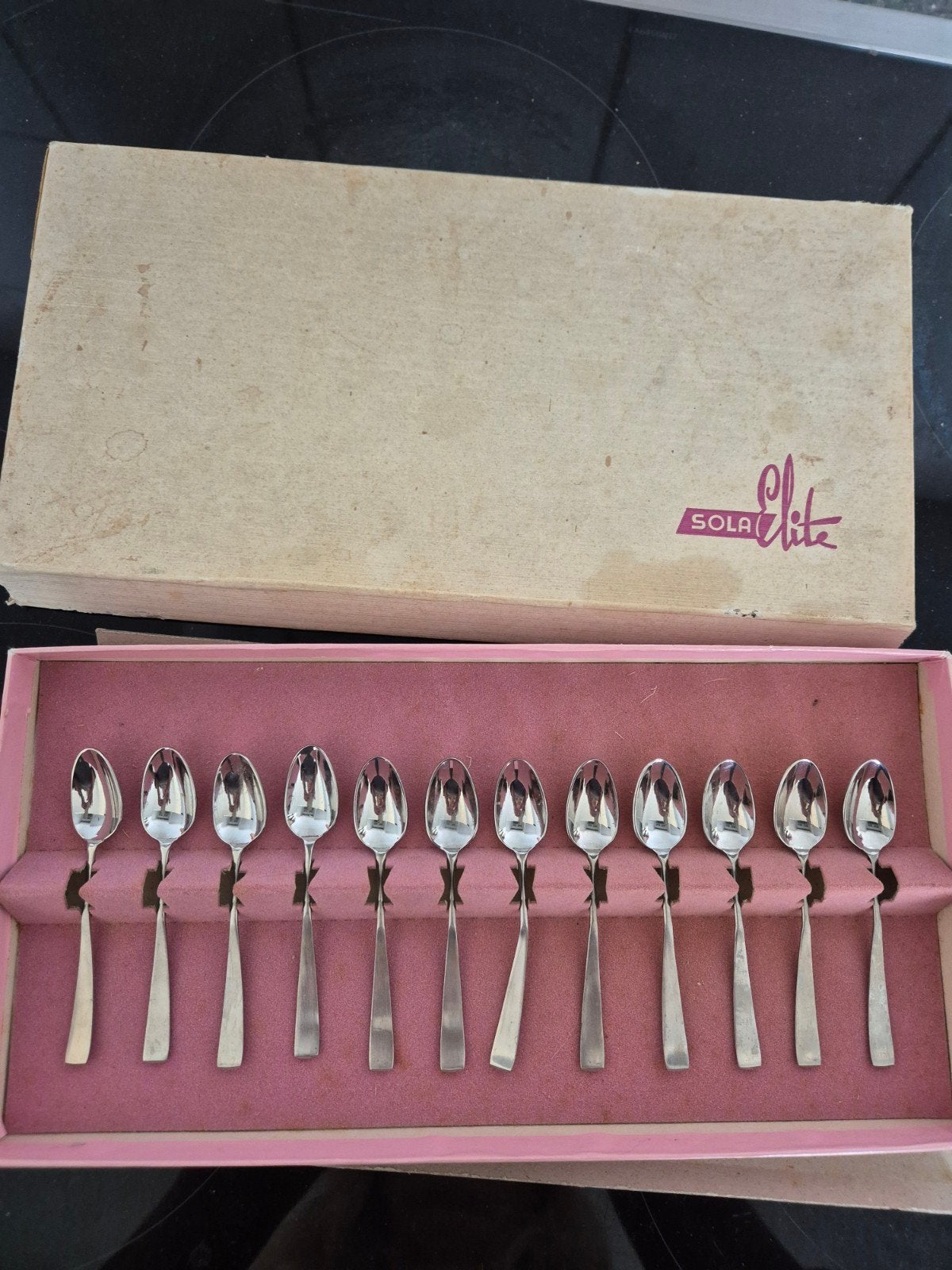 Sola Elite lepeltjes set in originele doos, Ophalen of Verzenden