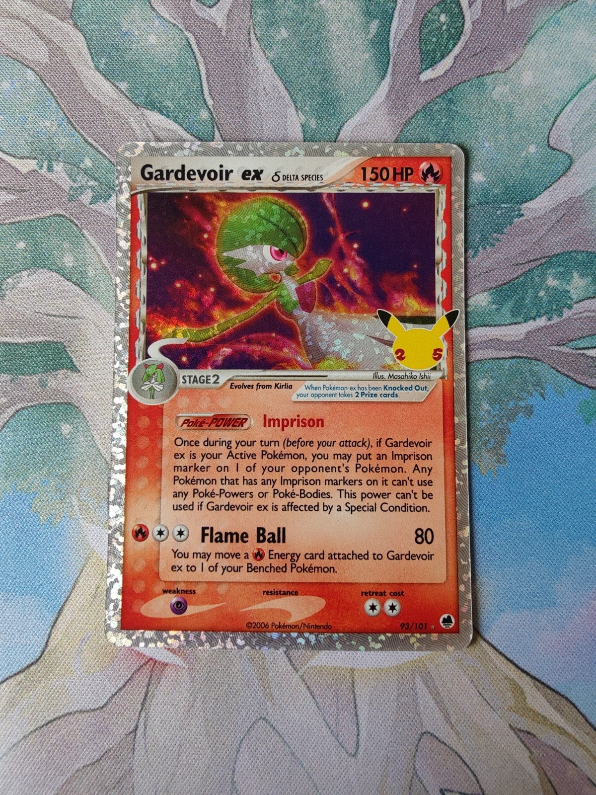 Pokemon celebrations Gardevoir ex delta species 93/101, Ophalen of Verzenden, Nieuw, Losse kaart, Foil