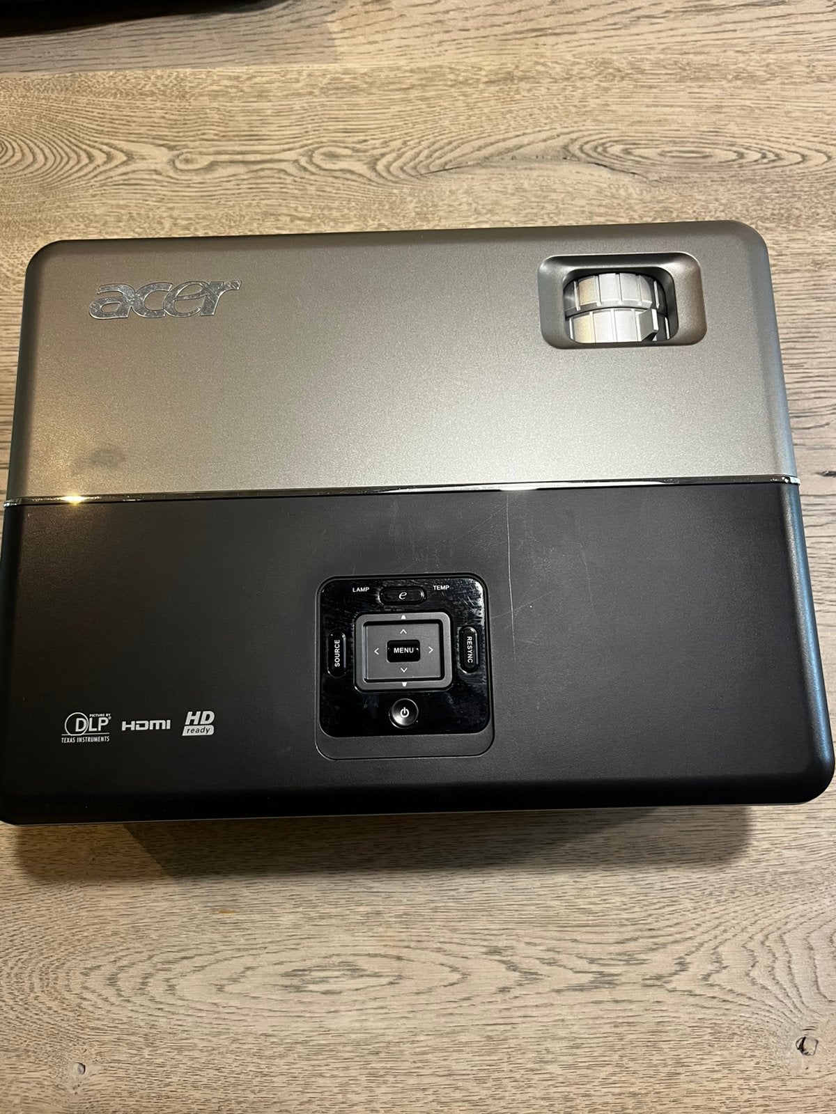 Acer P5370W DLP HDMI beamer – goed werkend, Ophalen of Verzenden, Zo goed als nieuw, LED, Overige resoluties