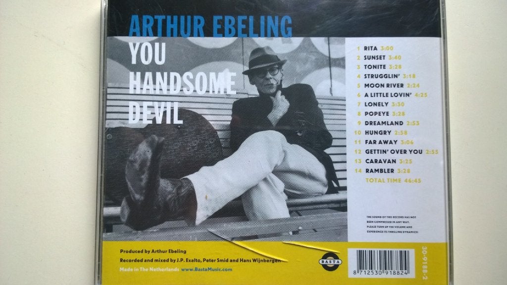 Arthur Ebeling - You Handsome Devil, Ophalen of Verzenden, Zo goed als nieuw, Poprock, Album
