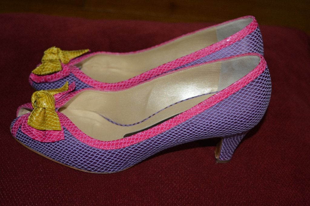Peter Kaiser, leuke kleurige pumps, maat 5 1/5, Peter Kaiser, Pumps, Overige kleuren, Ophalen of Verzenden