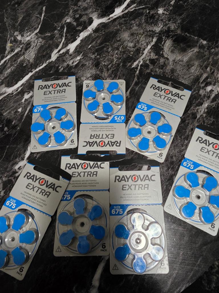 Rayovac Extra gehoorapparaatbatterijen - Maat 675 (7-pack), Ophalen of Verzenden, Nieuw