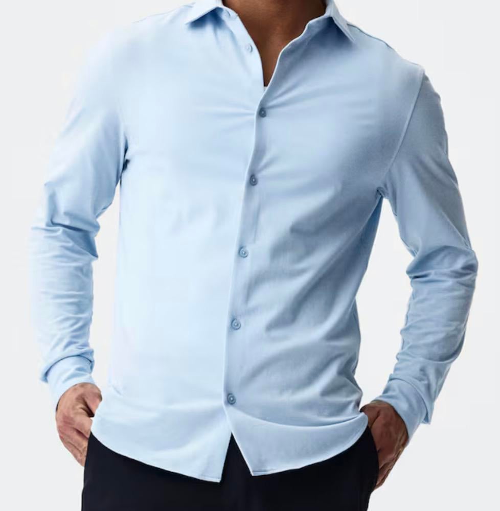 Stangata blouse L, Kleding | Heren, Ophalen of Verzenden, Zo goed als nieuw, Blauw