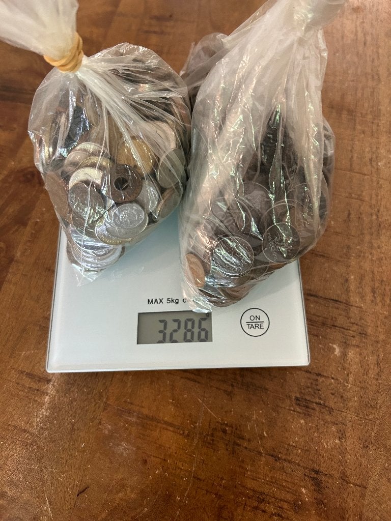 3286 gram Buitenlandse munten, Ophalen of Verzenden, Overige landen, Losse munt