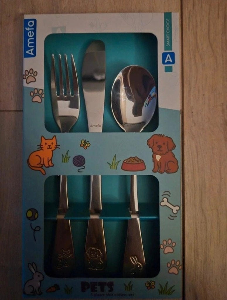 Kinderbestekset, Ophalen, Nieuw