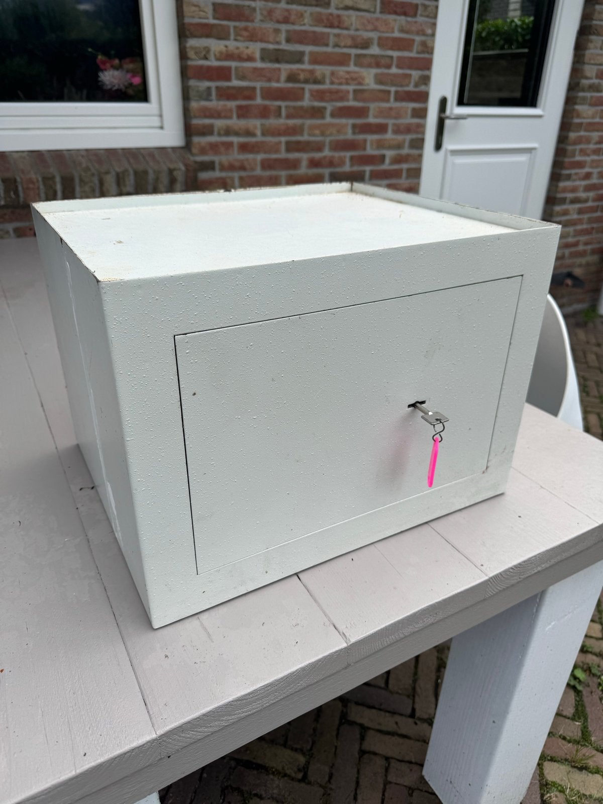 Compacte kluis met sleutel, Huis en Inrichting, Ophalen, Gebruikt, Brandkast