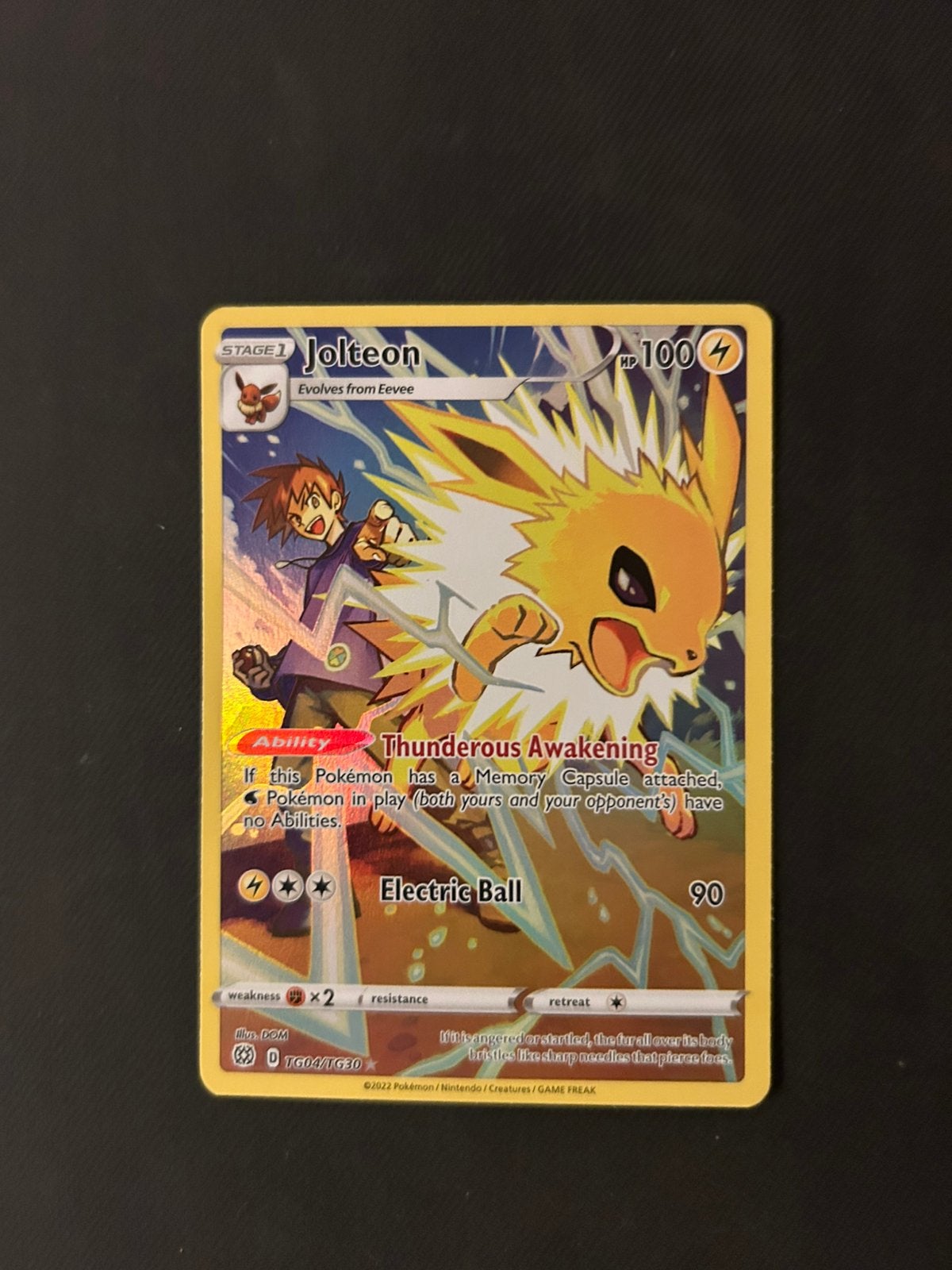 Jolteon TG30, Ophalen of Verzenden, Nieuw, Losse kaart, Foil