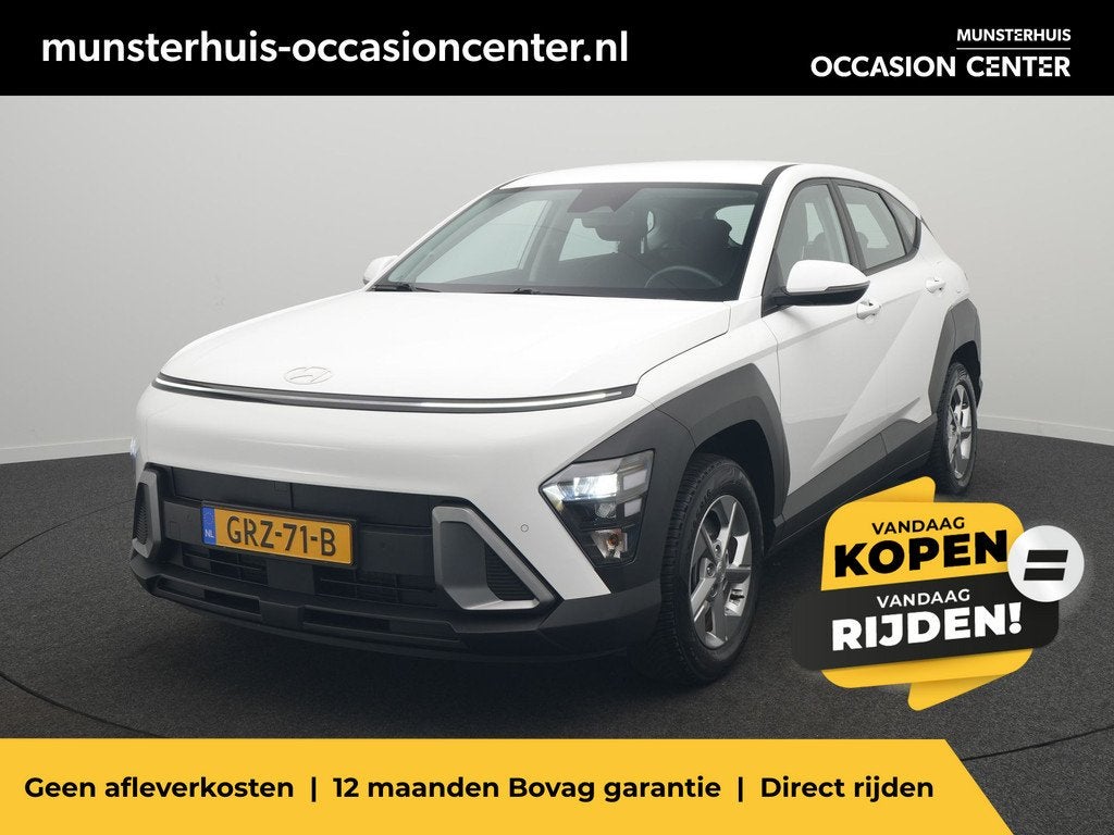 Hyundai KONA 1.6 GDI HEV Comfort - RIJKLAARPRIJS - All Seaso, Auto's, 12 maanden, Stof, Gebruikt, Overige brandstoffen