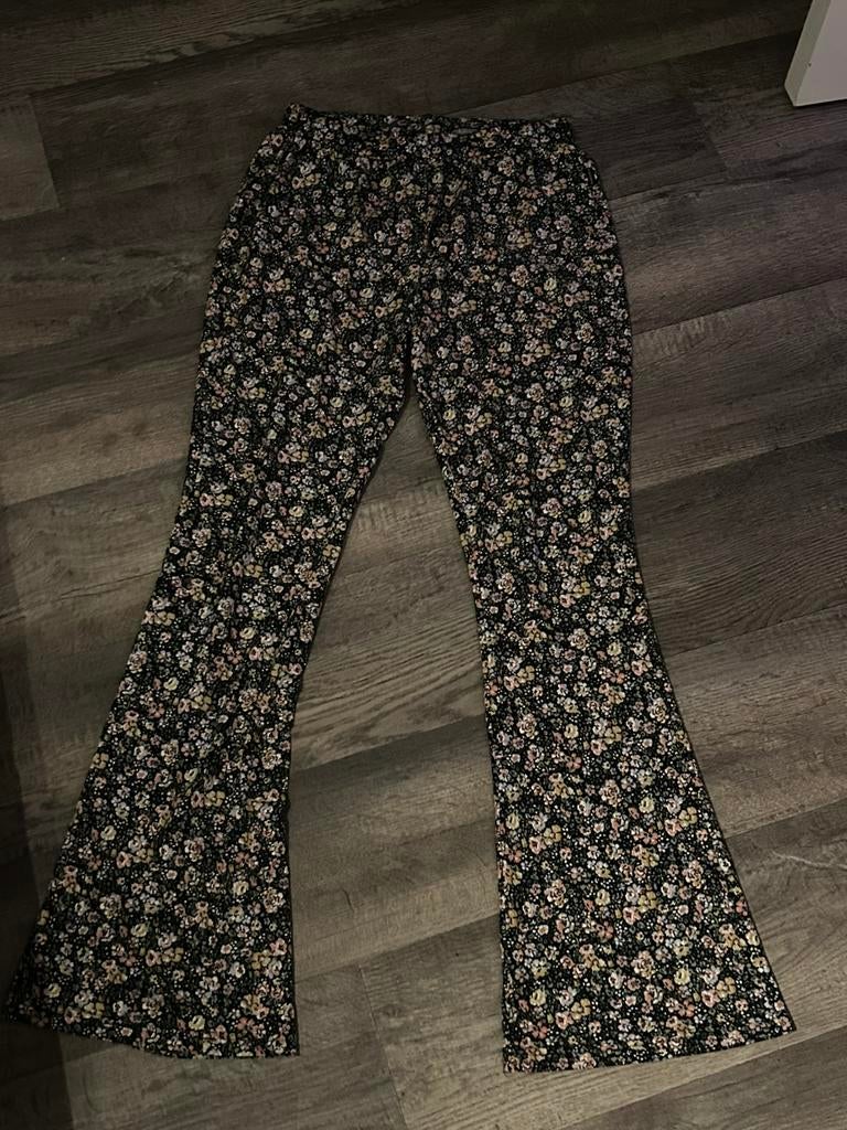 Colourful Rebel flared pants bloem, maat XL, Overige kleuren, Maat 46/48 (XL) of groter, Ophalen of Verzenden, Zo goed als nieuw