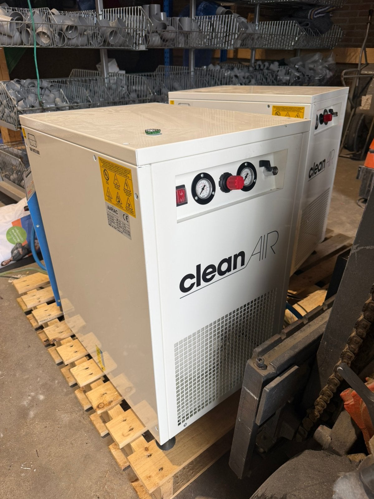Compressor Clean Air, Minder dan 25 liter, Ophalen, Zo goed als nieuw, Minder dan 200 liter/min