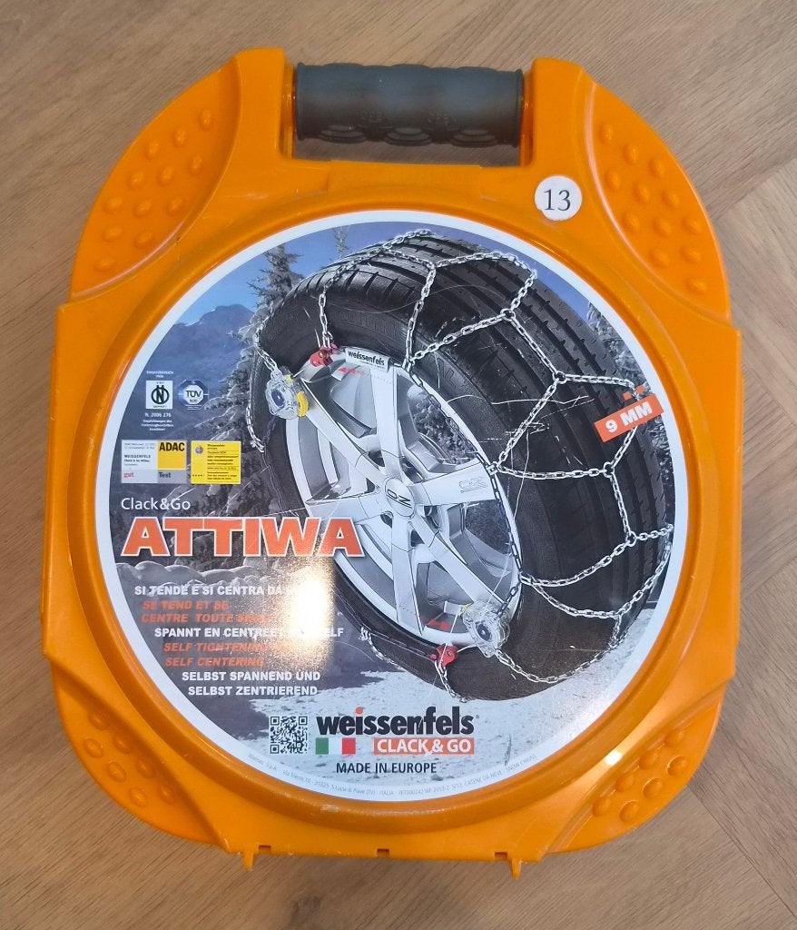 Weissenfels Clack&Go Attiwa M43 maat 13 Sneeuwkettingen, Auto diversen, Sneeuwkettingen, Ophalen, Zo goed als nieuw