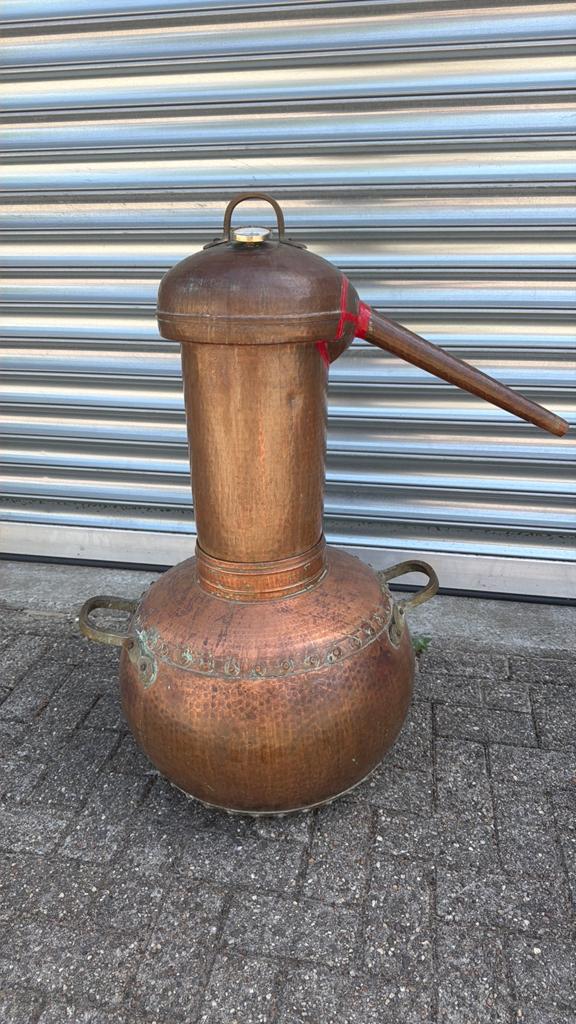 Distilleerketel 100 liter geslagen koper, Ophalen of Verzenden, Nieuw
