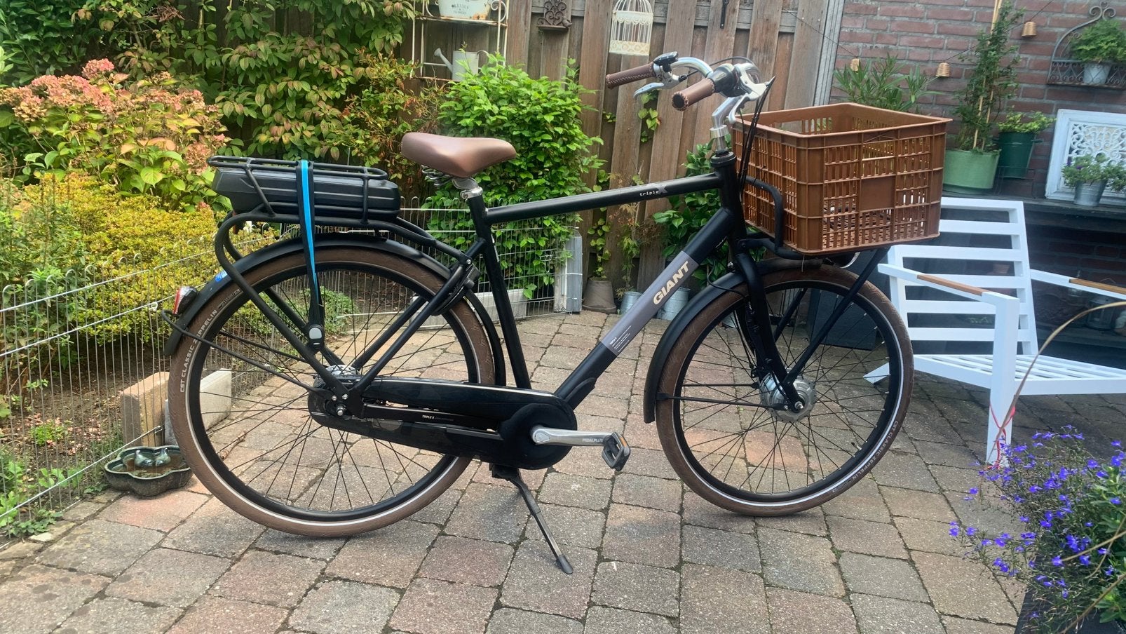 Nette Giant transporter-fiets maat XL  (extra hoog 61/63 cm), Ophalen, Gebruikt, Giant, 59 cm of meer
