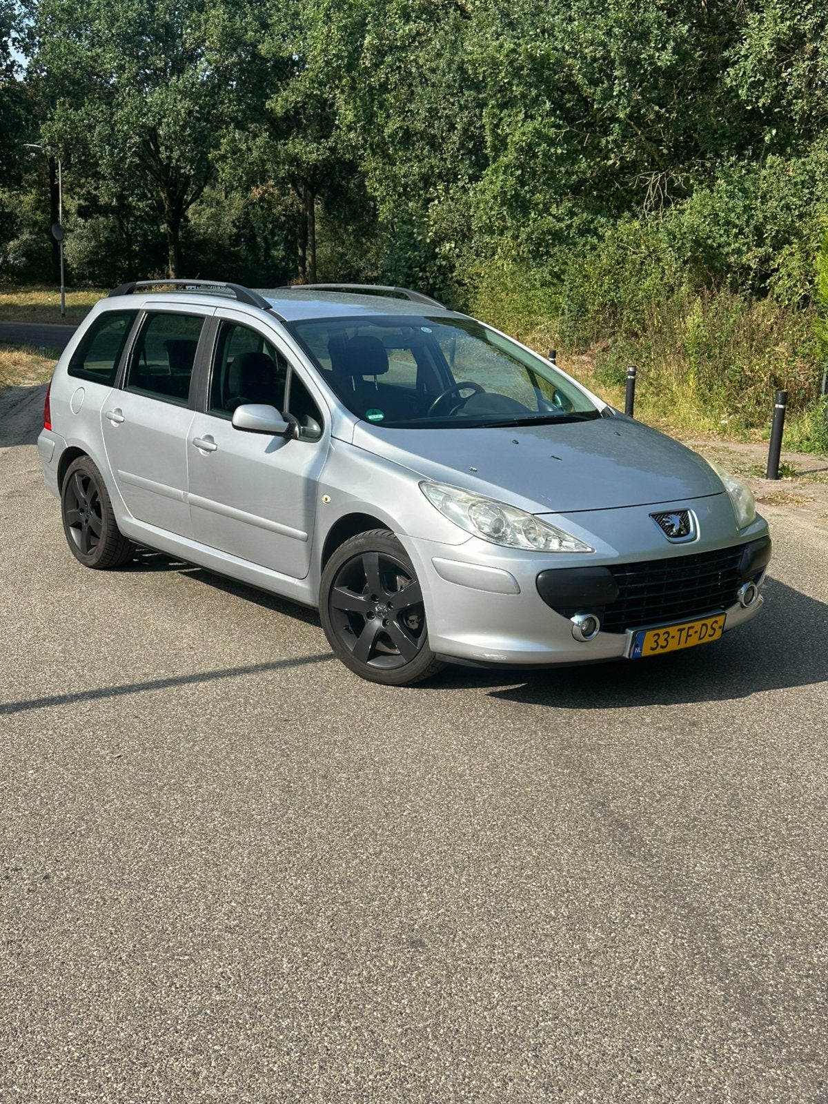 Peugeot 307 1.6 16V XR Break 2006 Grijs nieuwe apk, Stof, 4 cilinders, Navigatiesysteem, Handgeschakeld