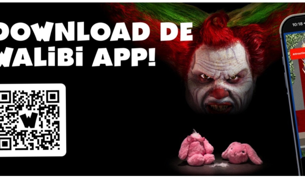Walibi Fright Night ticket, Eén persoon, Ticket of Toegangskaart