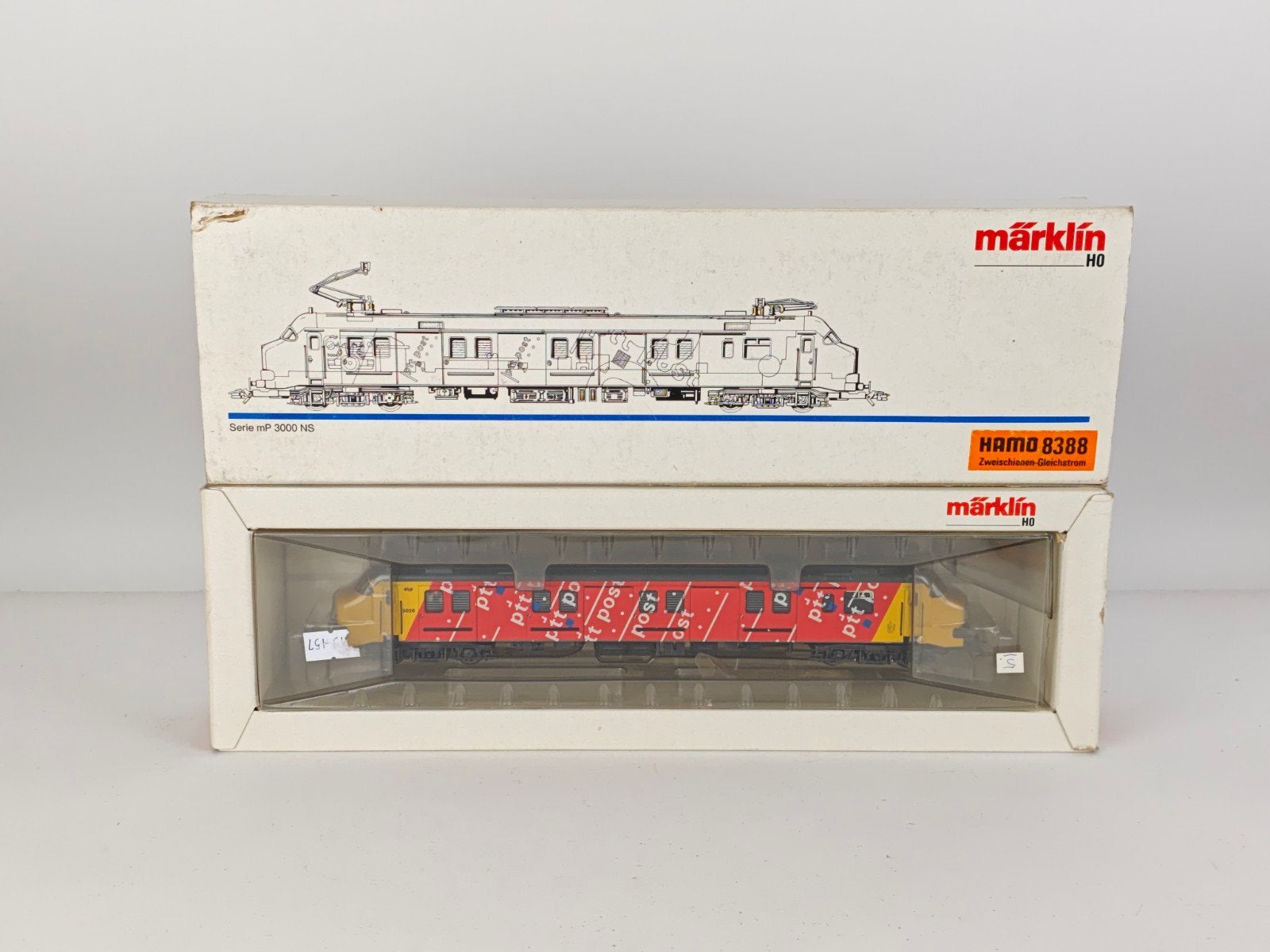 Märklin Hamo 8388 NS Locomotief PTT Post, Hobby en Vrije tijd, Modeltreinen | H0, Analoog, Ophalen of Verzenden, Zo goed als nieuw