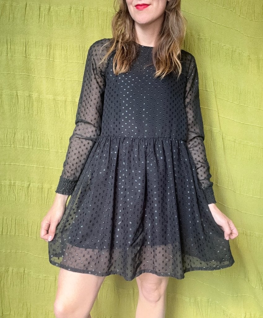 Jurkje Monki 34/XS - voor kleinigheidje, Ophalen, Zwart, Monki, Maat 34 (XS) of kleiner