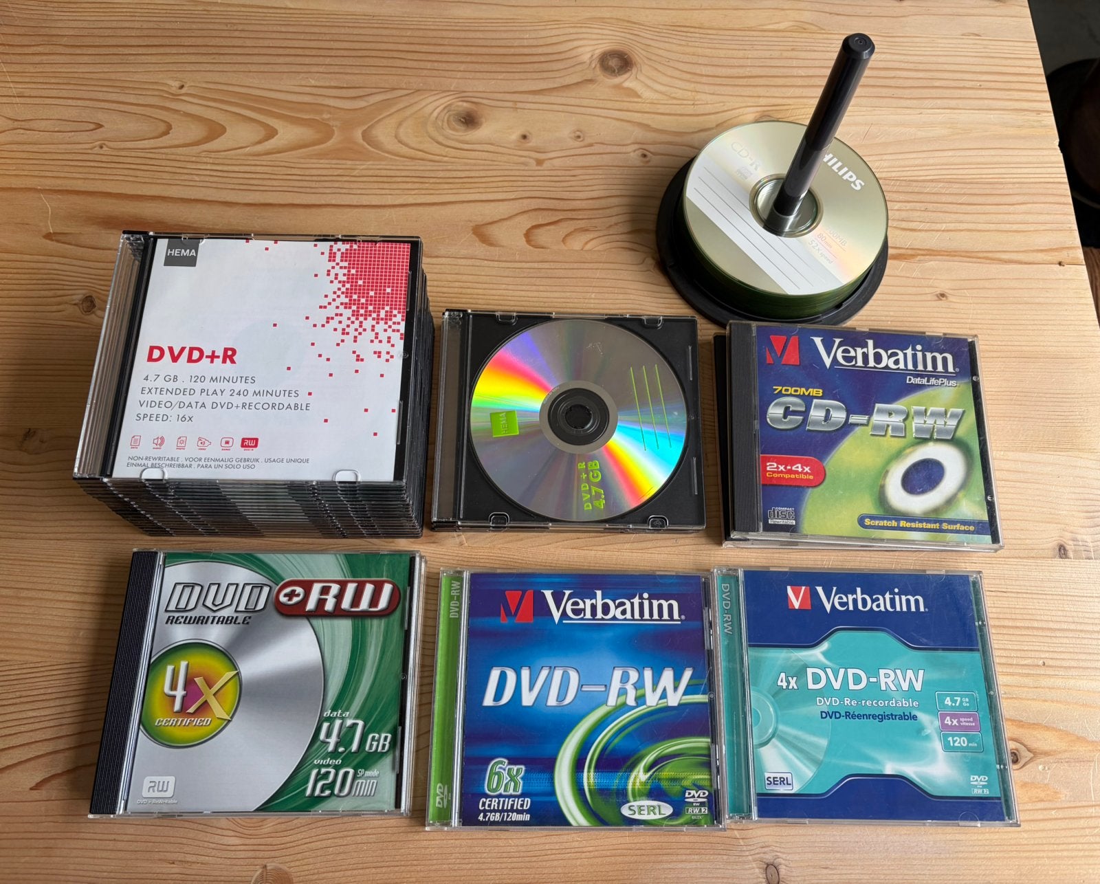 Nieuwe CD-R/ CD-RW/ DVD+R/ DVD+RW, Computers en Software, Beschrijfbare discs, Ophalen of Verzenden, Nieuw, Dvd, Op spindel