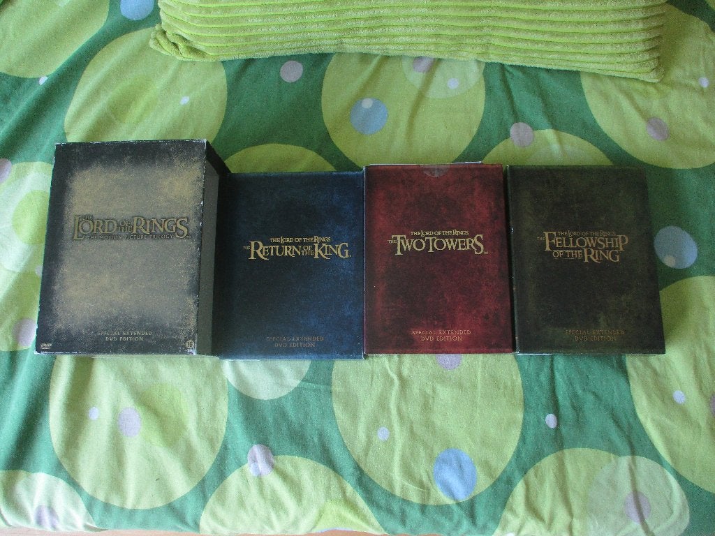 DVD box:(Lord Of The Rings Trilogy (Extended Edition), Vanaf 12 jaar, Ophalen, Zo goed als nieuw, Science Fiction en Fantasy