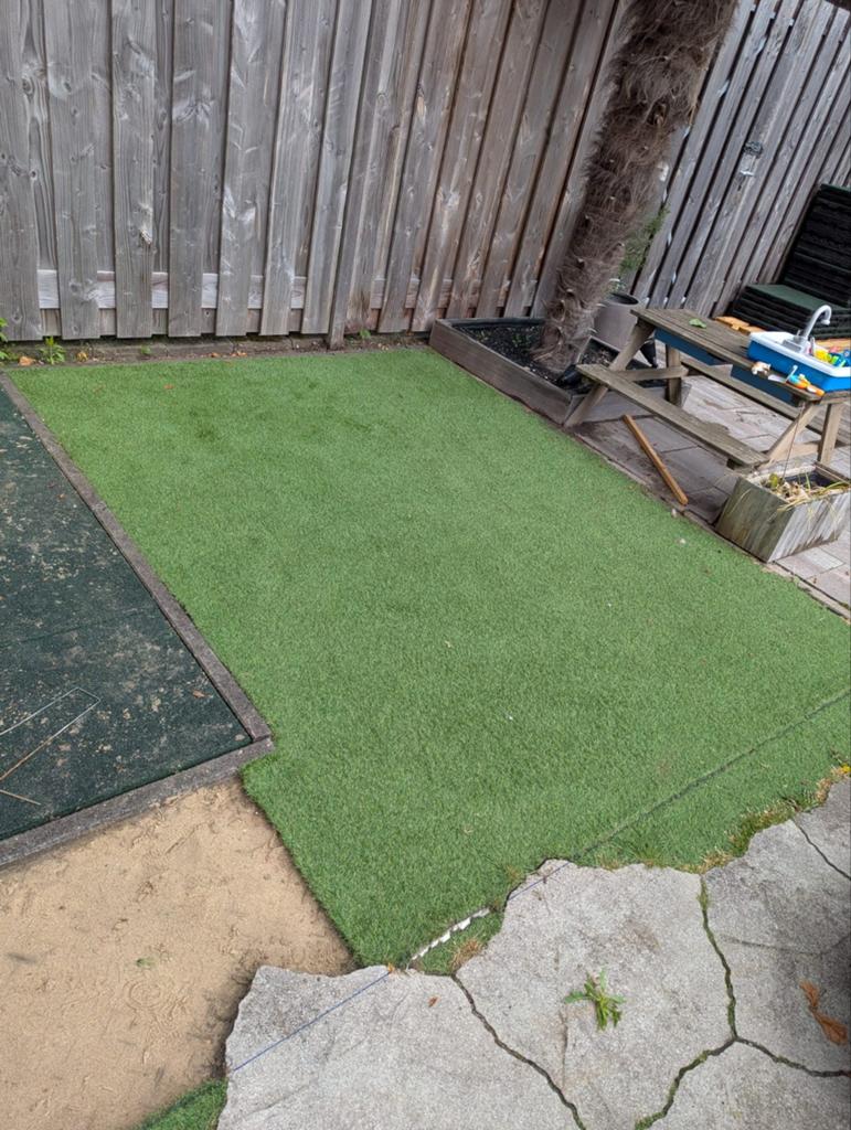 Kunstgras 240x180, Tuin en Terras, Gras en Kunstgras, Ophalen, Gebruikt, Minder dan 10 m², Kunstgras
