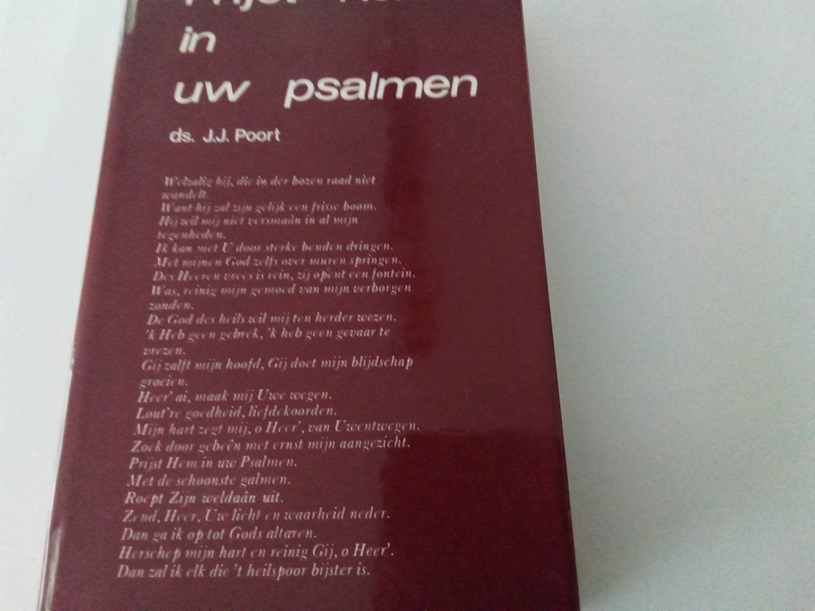 Prijst Hem in uw Psalmen ( Ds J.J  Poort, Ophalen of Verzenden, Gelezen, Christendom | Protestants