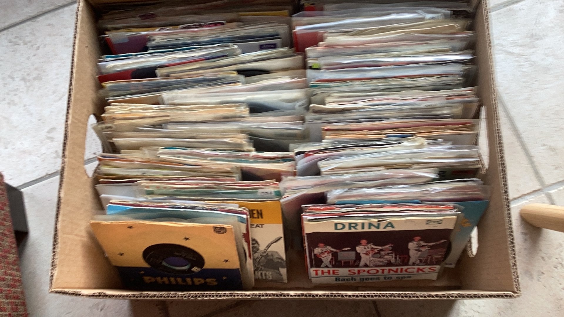 Jukebox Singles doos met ruim 300 stuks, Verzenden, Gebruikt, 7 inch, Pop
