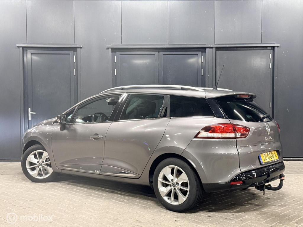 Renault Clio Estate 1.2 automaat stoelverwarming|leder|beurt, 4 cilinders, 49 €/maand, 19 km/l, Zilver of Grijs
