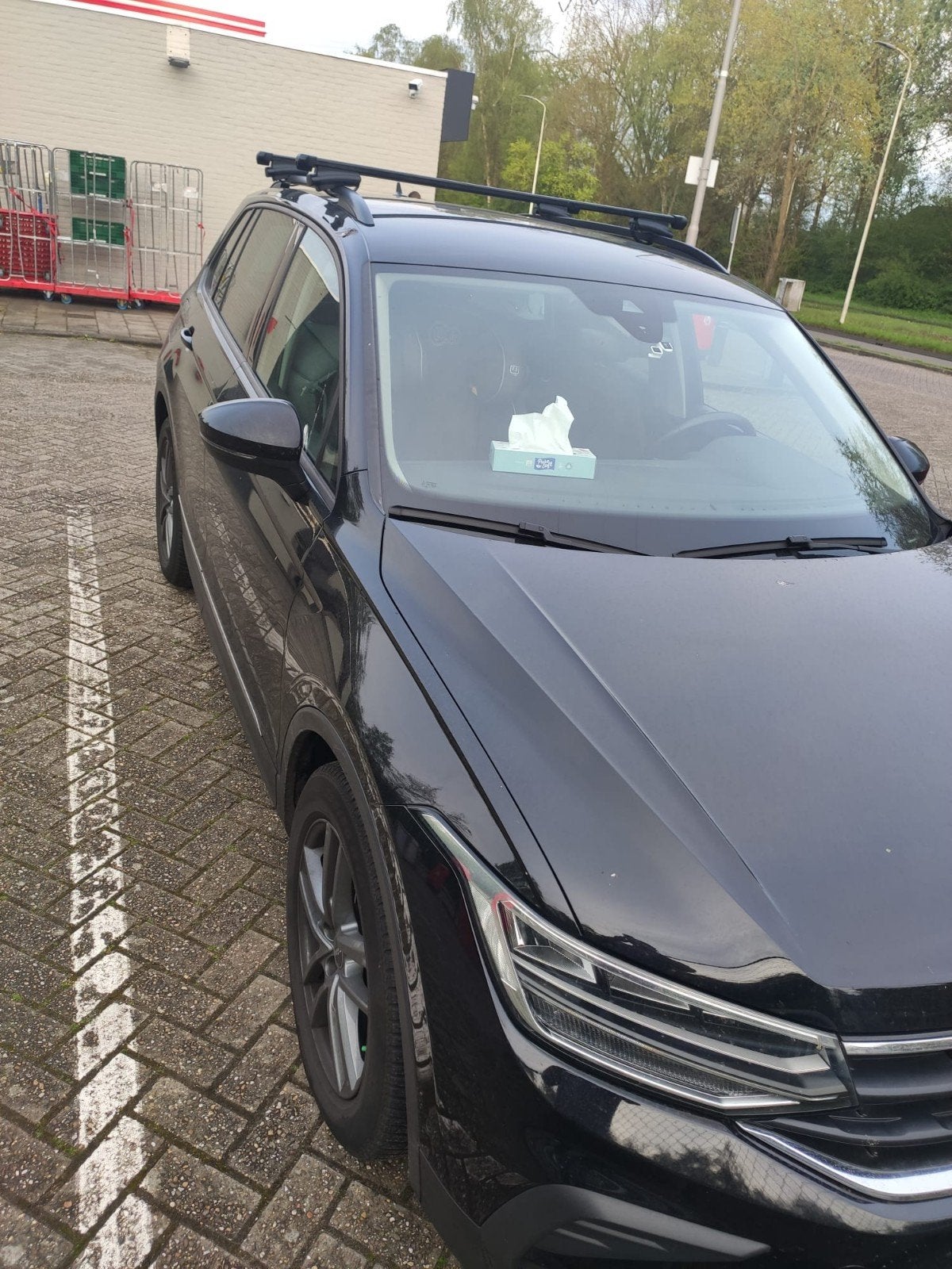 Thule dakdragers Volkswagen Tiguan, Auto diversen, Dakdragers, Ophalen, Zo goed als nieuw