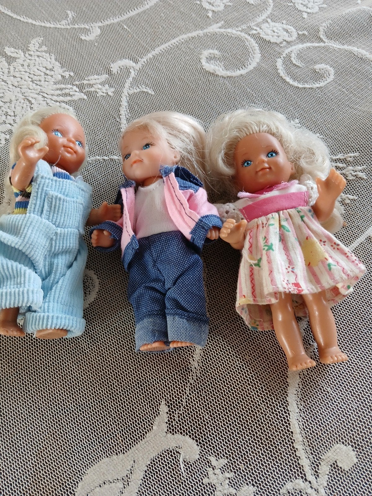 3 kleine Simba poppetjes, Kinderen en Baby's, Speelgoed | Poppen, Ophalen of Verzenden, Zo goed als nieuw, Barbie