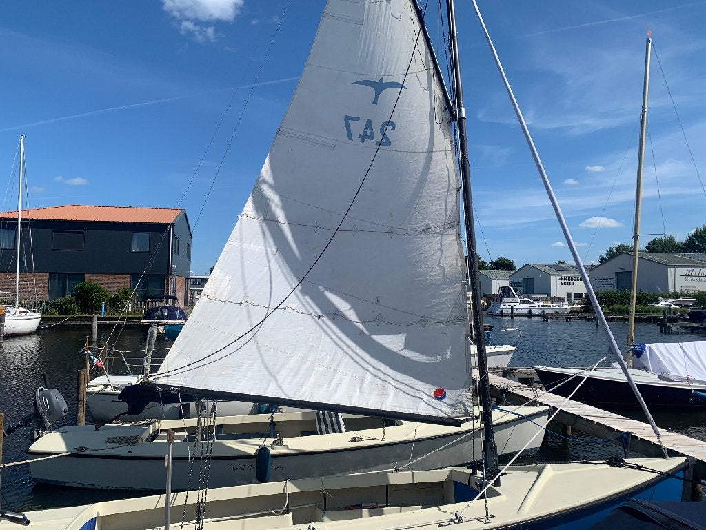 Grootzeil polyvalk, Watersport en Boten, Ophalen, Gebruikt, Grootzeil, Minder dan 15 m²