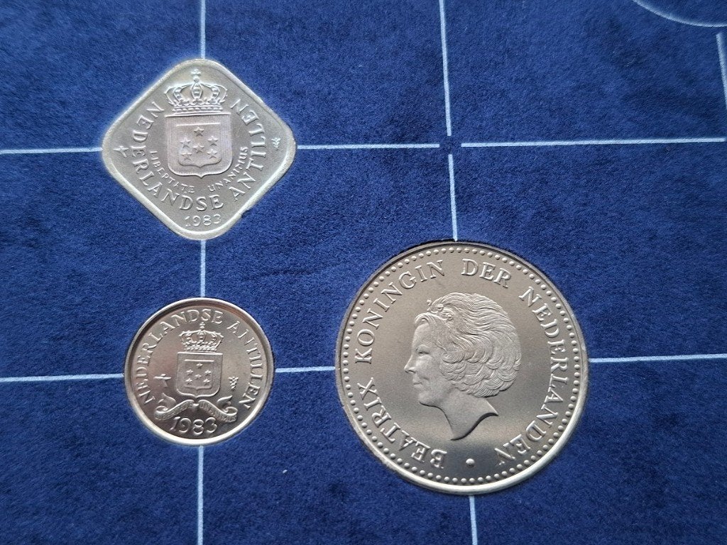 Nederlandse Antillen Muntset - 1983, Verzenden, Koningin Beatrix, Overige waardes, Setje